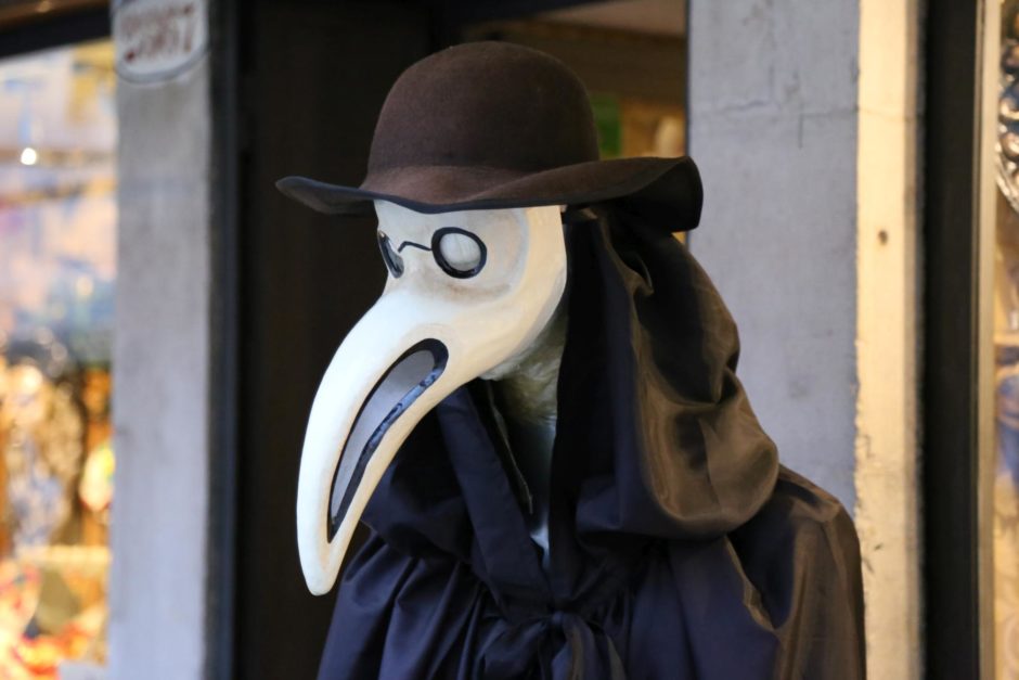 Venezianische Maske - Doktor der Pest - Gegenstände, Kleidung und Accessoires, Kopfbedeckungen, Maske - (Sestière di San Polo, San Polo, Veneto, Italien)
