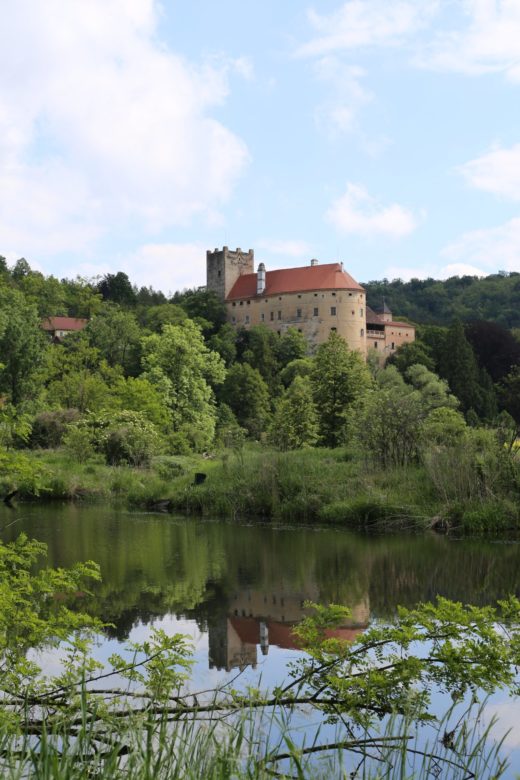 Auch die Ritter liebten schon das Kamptal - Fluss, Flusslandschaft, Kamptal, Landschaft, Natur, Wasser - (Zitternberg, Gars am Kamp, Niederösterreich, Österreich)