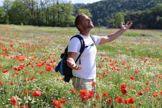 Alles Bestens! Sieht man doch! - Blumen, Kamptal, Mohnblumen, Natur, Person, Wiese - WEISSINGER Andreas - (Schönberg, Niederösterreich, Österreich)