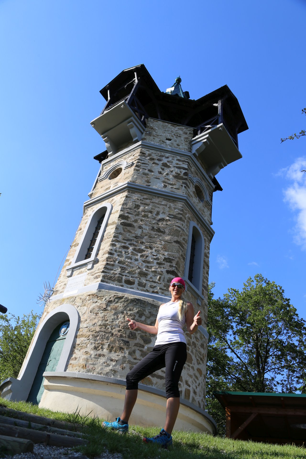 Das Turmfräulein - Aussichtsturm, Aussichtswarte, Gebäude, Heiligenstein, Kamptal, Kamptalwarte, Person, Turm - WEISSINGER Sofia - (Haindorf, Zöbing, Niederösterreich, Österreich)