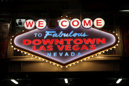 Downtown Las Vegas! - Beschilderung, Las Vegas, Leuchtschilder, Lichtreklame, Nevada, Werbeschilder - (Las Vegas DownTown, Las Vegas, Nevada, Vereinigte Staaten)